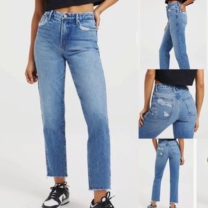 GOOD AMERICAN GOOD VINTAGE FRAY HEM indigo116